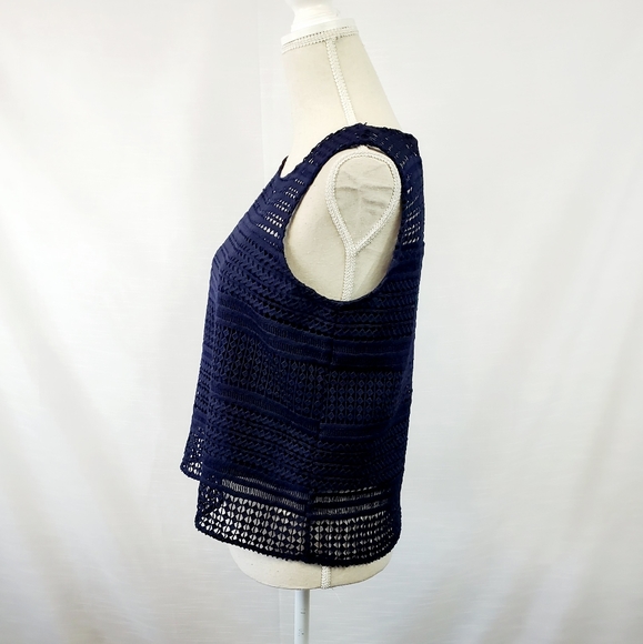 NWOT Cupcakes and Cashmere Kaden Lace Eyelet Tank - Picture 5 of 8